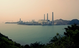 la centrale électrique de l'île de Lamma à Hong Kong