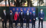 Vice ministre Turc et sa délégation dans la région de Thessalonique 