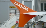 Une aile d'avion de la compagnie EasyJet
