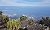 Vue depuis les hauteurs du volcan Ciremai