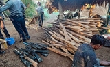 Mizoram Chin BIrmanie Inde explosifs armes saisie