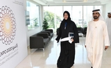 Le Cheikh Mohammed sur les lieux de l'Expo 2020 de Dubaï