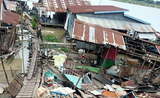 destruction des villages flottants à Phnom penh