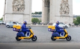 Des scooters Getir à Paris