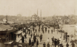 photo d'époque du pont de Galata à Istanbul