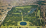 Vue aérienne de Hyde Park