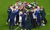 Victoire de l'équipe d'Italie pendant la coupe de l'Euro