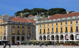 Place du commerce à Lisbonne