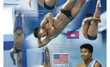 Jordan Windle champion de plongeon khmer