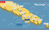 Carte du vaccinodrome et du vaccinotour pour se faire vacciner contre le Covid-19 en province sud Nouvelle Caledonie 02 