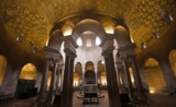 Intérieur d'un mausolée à Rome