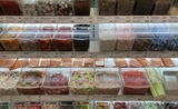 Bonbons lördagsgodis Suède magasin rayon supermarché sucre friandises 