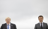 Emmanuel Macron et Boris Johnson 