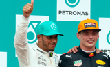 Max Verstappen et Lewis Hamilton au Grand Prix de Malaisie 2017