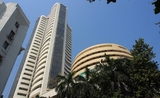 La bourse de Bombay, centre financier de l'Inde