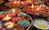 Lanternes de Diwali en Inde