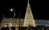 Sapin de Noël à Lisbonne, Place do Comercio