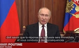 FRANCE24 Vladimir Poutine, annonce du 24 février 2022