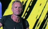 Le chanteur anglais Sting en concert