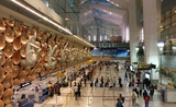 hall de départ de delhi international airport