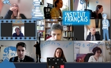 Montage Institut français equipe en ligne