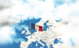Le territoire français vu depuis le ciel