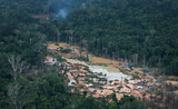 Activité minière dans le territoire indien des Yanomami