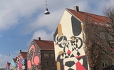 mural dans le quartier Norvest à Copenhague