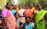 Un groupe de Hijras à Koovagam dans le Tamil Nadu