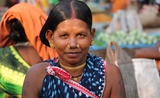 Une femme Adivasi dans le Chhattisgarh