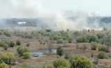 incendie delta de Vacaresti Bucarest