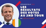 Les résultats du deuxième tour de la présidentielle 2022 en Côte d'Ivoire