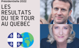Les résultats du premier tour de la Présidentielle 2022 au Québec