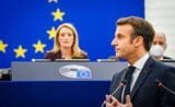 Emmanuel Macron au Parlement Européen