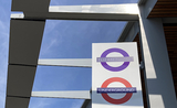 Logo de la nouvelle ligne de métro Elizabeth line Londres