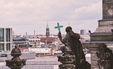 Photo prise depuis le toit d'une église à Berlin