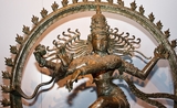Une statue de Shiva Nataraja