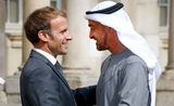 Cheikh Mohamed bin Zayed Al Nahyan et Emmanuel Macron