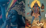 Affiche du documentaire Kaali et représentation de la déesse Kali