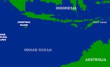 La carte des Cocos et Christmas island