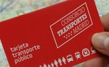 une carte d'abonnement pour le transport dans la région de madrid