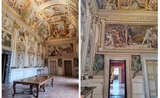 Fresques dans le Palais Farnèse à Rome
