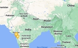 carte de l'Inde et de la Chine