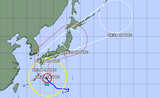 le typhon Nanmadol s'approche du Japon