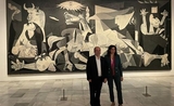 ministres de la culture france-espagne posent devant le Guernica