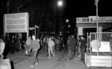 Checkpoint Charlie la nuit du 09 novembre 1989