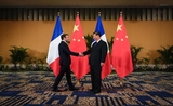 Emmanuel Macron et Xi Jinping à Bali