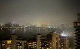 Le ciel pollué de Mumbai le 7 décembre 2022