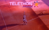 L'affiche du téléthon digital 2022 qui s'est tenu à Roland Garros