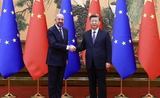 Xi Jinping et Charles Michel